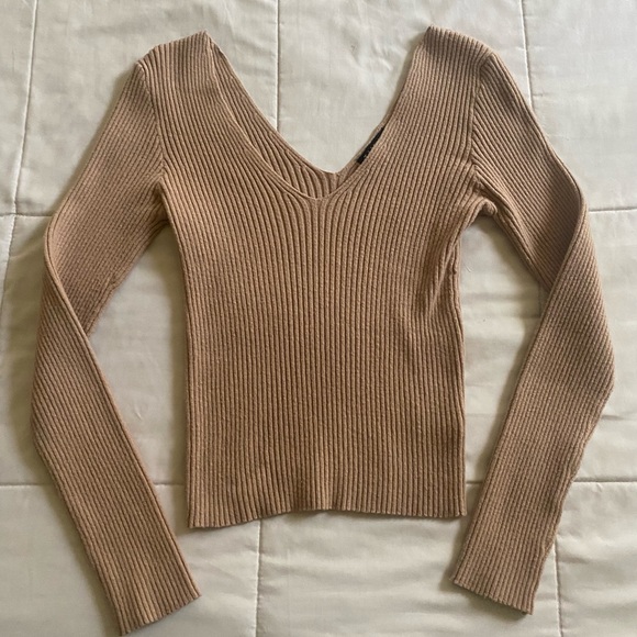 Brown Sweater Shirt - Picture 1 of 1